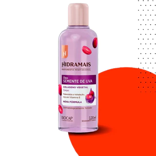 Óleo Corporal Semente de Uva Com Colágeno 120ml - Hidramais em Oferta na Shopee