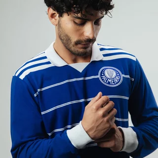 Camisa Palmeiras Retrô Goleiro 1989 Manga Longa Masculina
