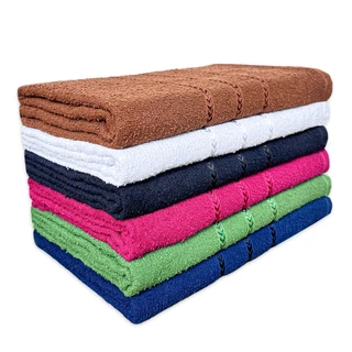 Kit C/ 10 Toalhas De Banho Viena 70x120cm 100% Algodão Custo Benefício Alta Absorção