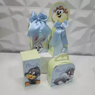 Kit Festa Baby Looney Tunes |1 ano| Lembrancinhas| Personalizados| Festa Infantil| Aniversario