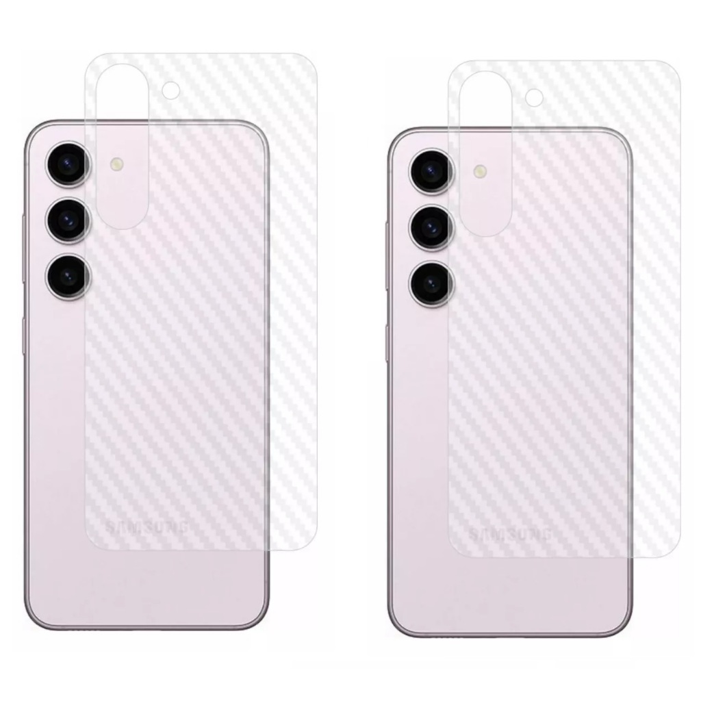 2x Películas Fibra de Carbono Traseira para o celular Samsung Galaxy A35