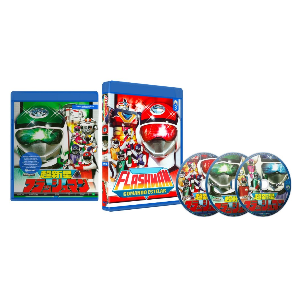 Bluray Comando Estelar Flashman Completo + Filmes Fullhd | Shopee Brasil