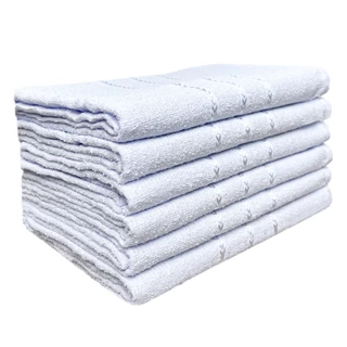 Kit 05 Toalha de Banho Viena 70x120cm 230g/m² 100% Algodão Rápida Absorção