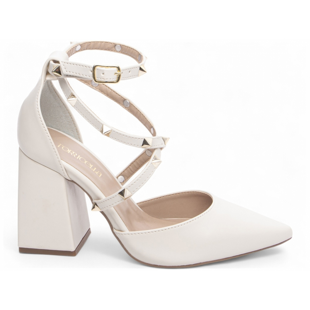 SANDÁLIA SCARPIN FEMININO SALTO ALTO GROSSO