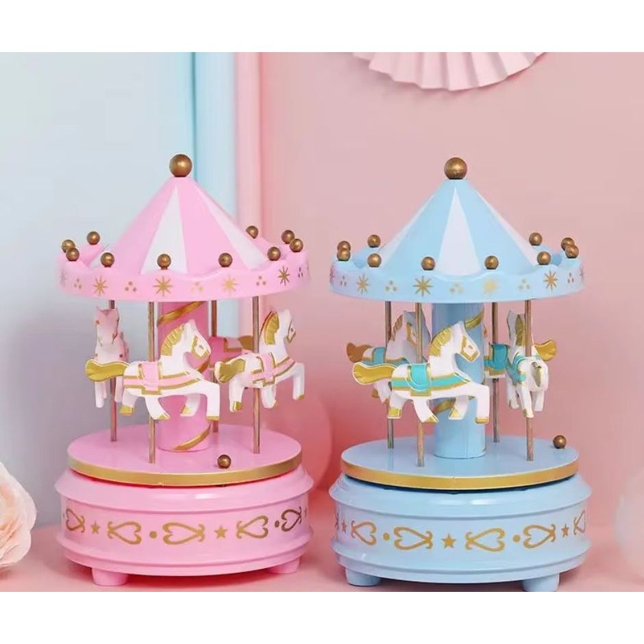 CARROSSEL CAIXA DE MÚSICA GIRATÓRIO