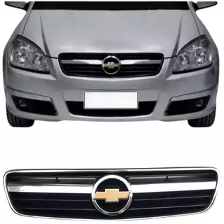 Grade Dianteira Radiador Vectra Preto Friso Cromado Ano 06/08 Cód 12074
