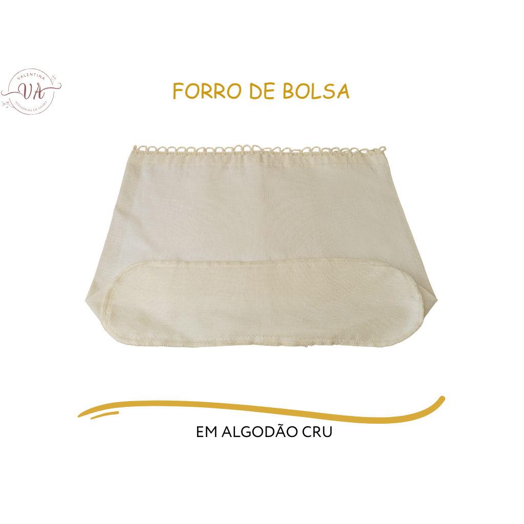Forro de Bolsa em Algodão Cru (01 Unid SB)
