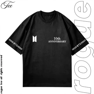 Camiseta Camisa Basica Bts Bangtan Boys 10th Anniversary Seven V Suga Kpop Unissex