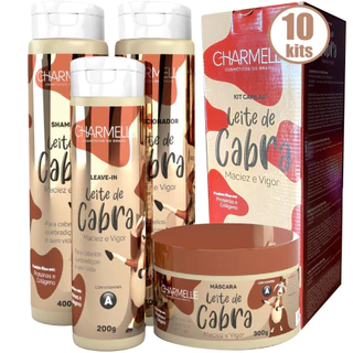 Kit Capilar Leite De Cabra Charmelle Maciez E Vigor