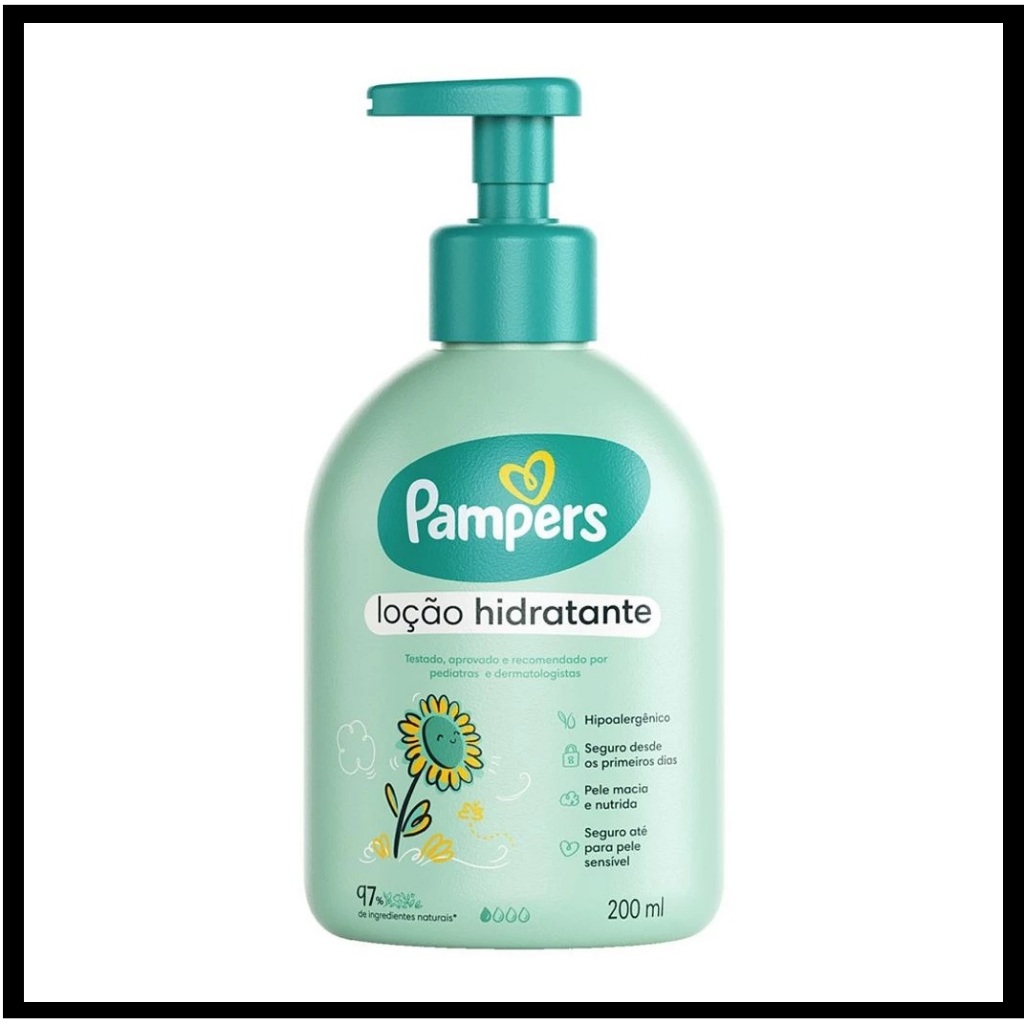 Loção Hidratante Infantil Pampers 200ml