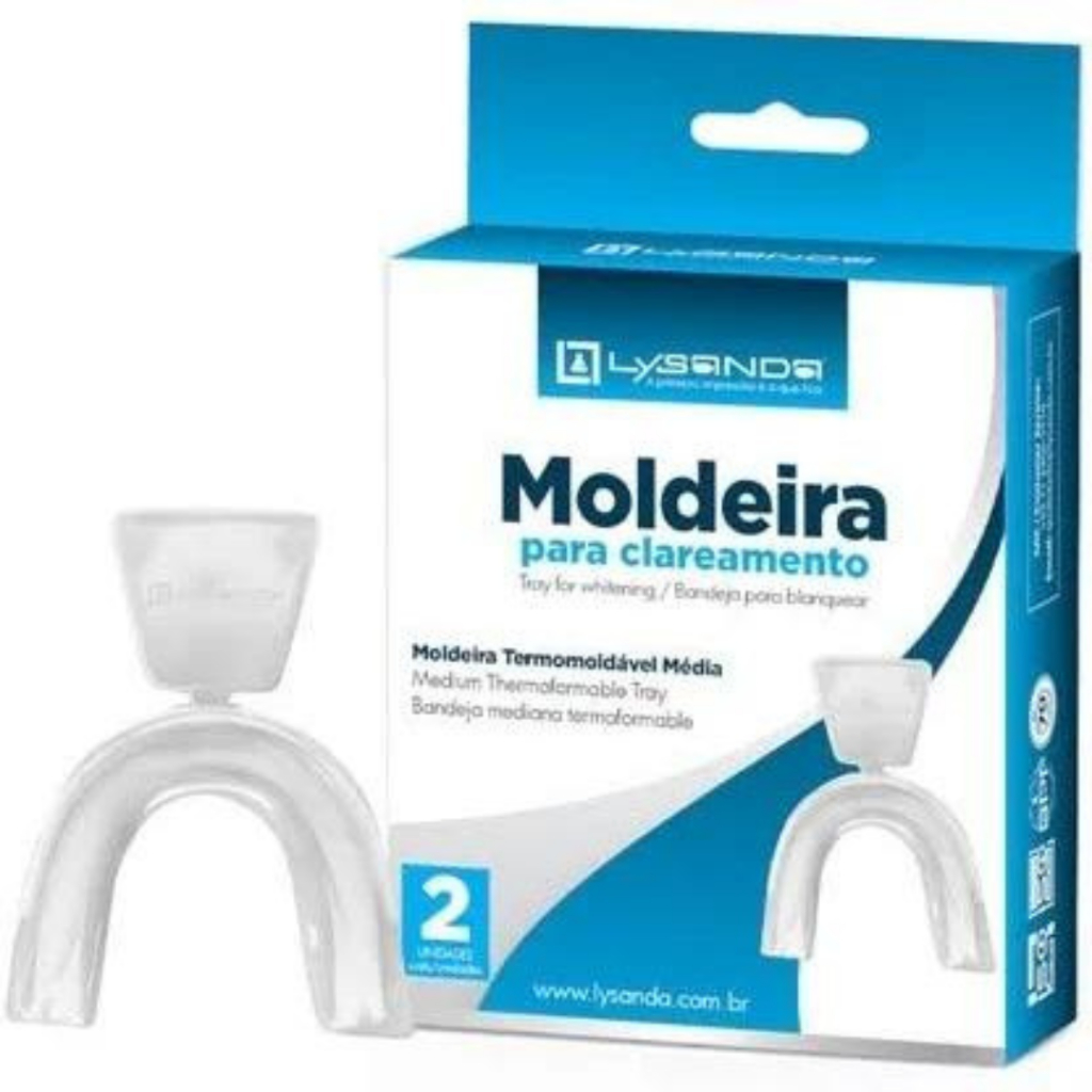 Moldeira De Silicone Para Clareamento Ou Protetor Bucal Par