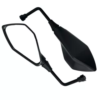 Retrovisor Modelo Kawasaki Z400 MINI Rebaixado 90° Rosca Honda/Yamaha em Oferta na Shopee