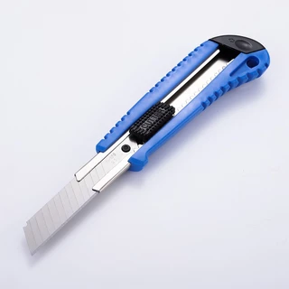 Estilete Profissional Emborrachado Com Trava 18mm Envio 24