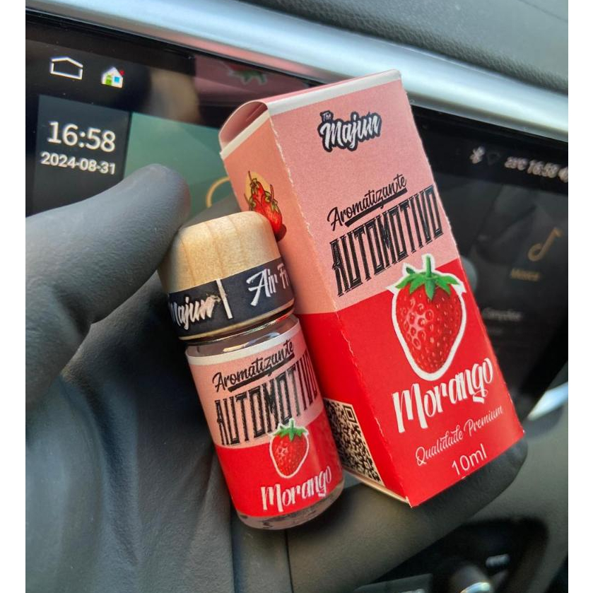 Cheirinho para Carro Morango (Aromatizante Automotivo) Difusor Aromatizador