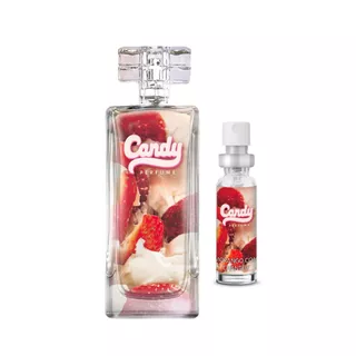 Perfume Candy - Morango com Chantilly (55ml) + Perfume de bolso