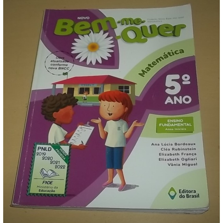 Livro Matemática 5º Ano - Novo Bem-me-Quer - Ensino Fundamental ...