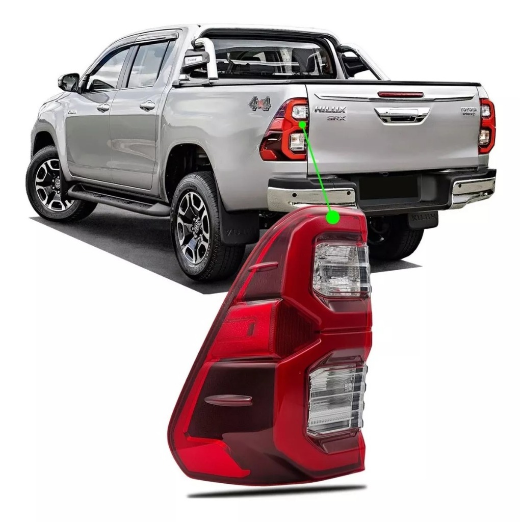 LANTERNA TRASEIRA TOYOTA HILUX 2020 A 2023 ORIGINAL | Shopee Brasil