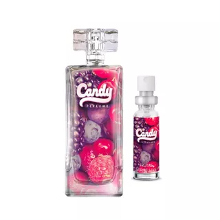 Perfume Candy - Frutas Vermelhas (55ml) Linha Gourmand Thipos + Portable (7ml)