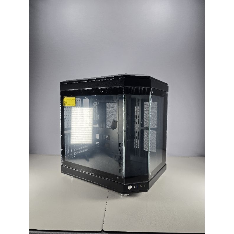 GABINETE GAMER MANCER CV700, MID-TOWER, LATERAL DE VIDRO, PRETO