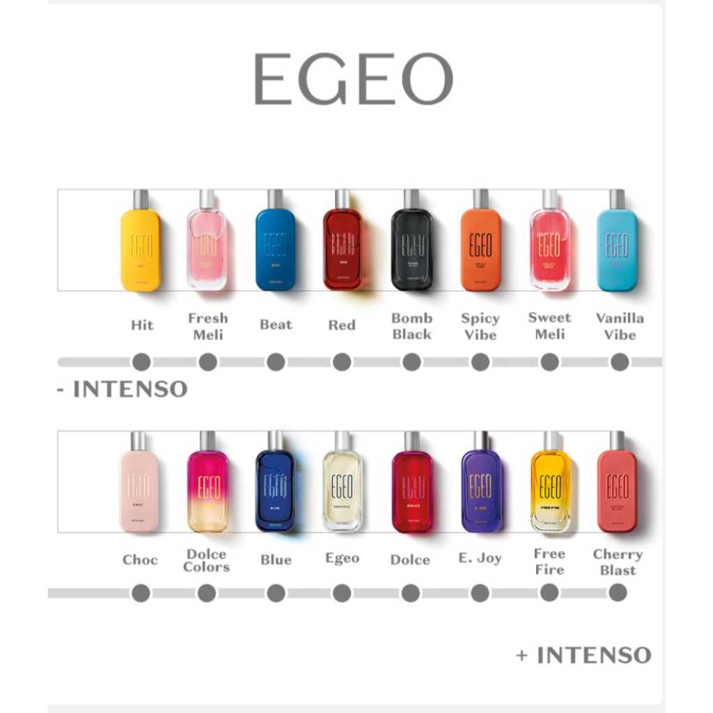 Egeo Desodorante Colônia (Spicy Vibe, blue, Dolce Colors, Red, Hit ...