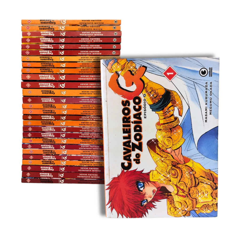 Mangá Cavaleiros do Zodíaco: Episódio G, Conrad 1 ª Ed., volumes