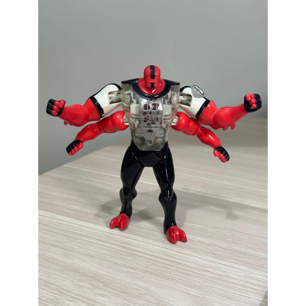 Boneco Quatro Braços Ben 10 Dna Alien Heroes Bandai Original Usado