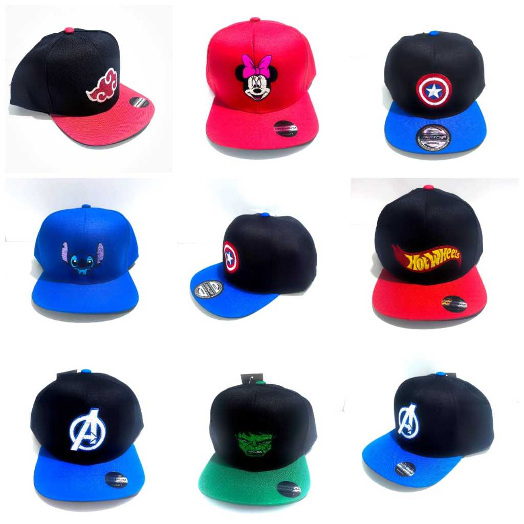 BONE INFANTIL ABA RETA BORDADO 05 A 10 ANOS | Shopee Brasil