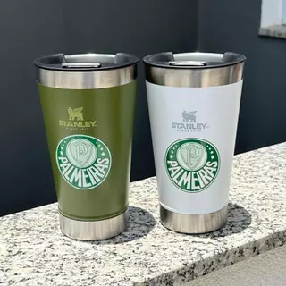ENVIO NO MESMO DIA Copo Térmica de Time Palmeiras / Personalizado com tampa e abridor 473ml SUCESSO