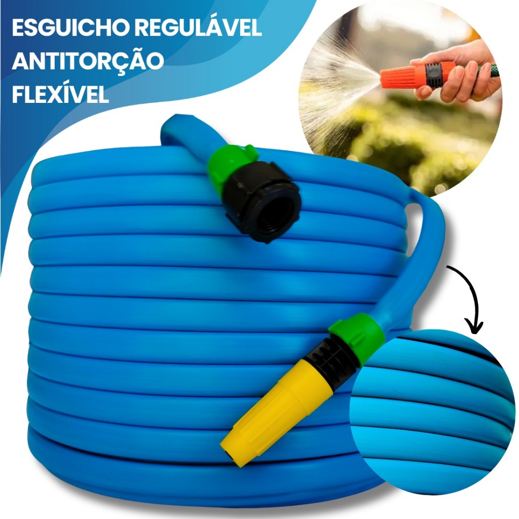Mangueira de Jardim flexivel chata ((50 Metros))