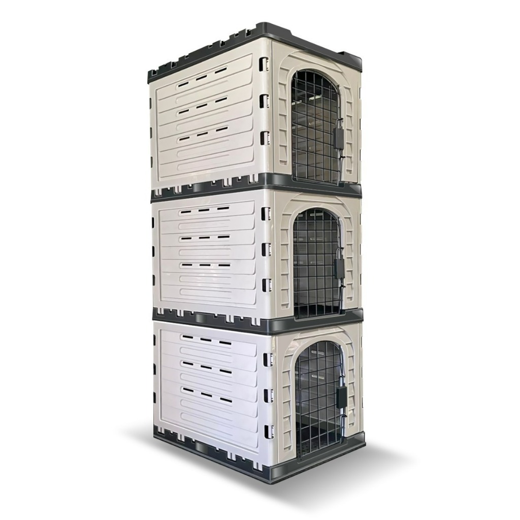 Canil 3 Módulos Mec Box Mec Pet | Shopee Brasil