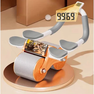 Aparelho Rolo Abdominal Com Temporizador Rodas Exercício Físico Funcional Musculação Emagrecer Em Casa-envio imediato