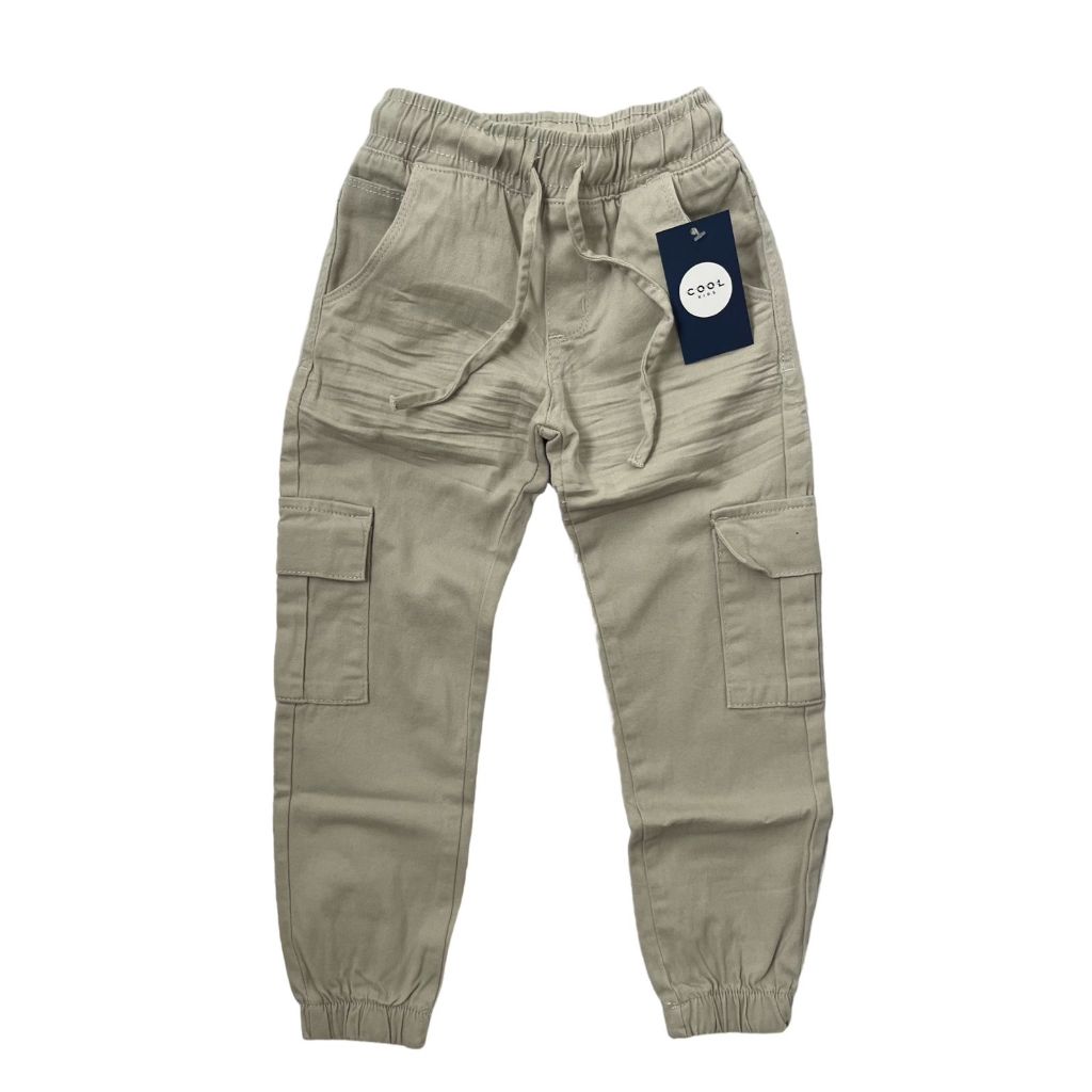 Jeans Infantil CalÃ§a Bege Rasgada Kit Calças Jeans Jogger Com