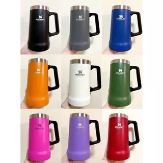 Caneca Térmica Mountain Mug Adventure com marca - Copo de Aço 700 ml com Alça