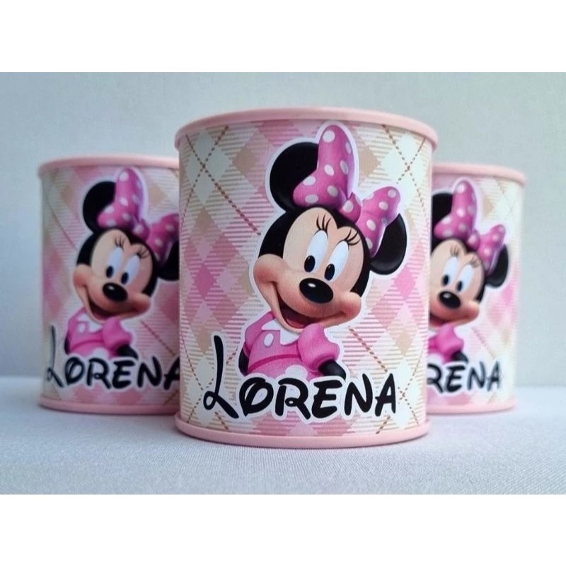 50 Cofrinhos Personalizados - Lembrancinha - Festa Infantil - Desenvolvemos TODOS os Temas.