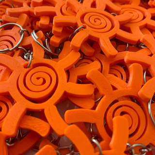 Kit 5 Chaveiros Sol Espiral em Oferta na Shopee