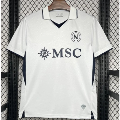 Camisa Branca Napoli Modelo Novo 24/25 Exclusivo Premium