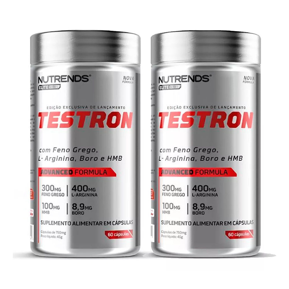 2x Testron com Feno Grego - 60 Cápsulas - Nutrends | Shopee Brasil