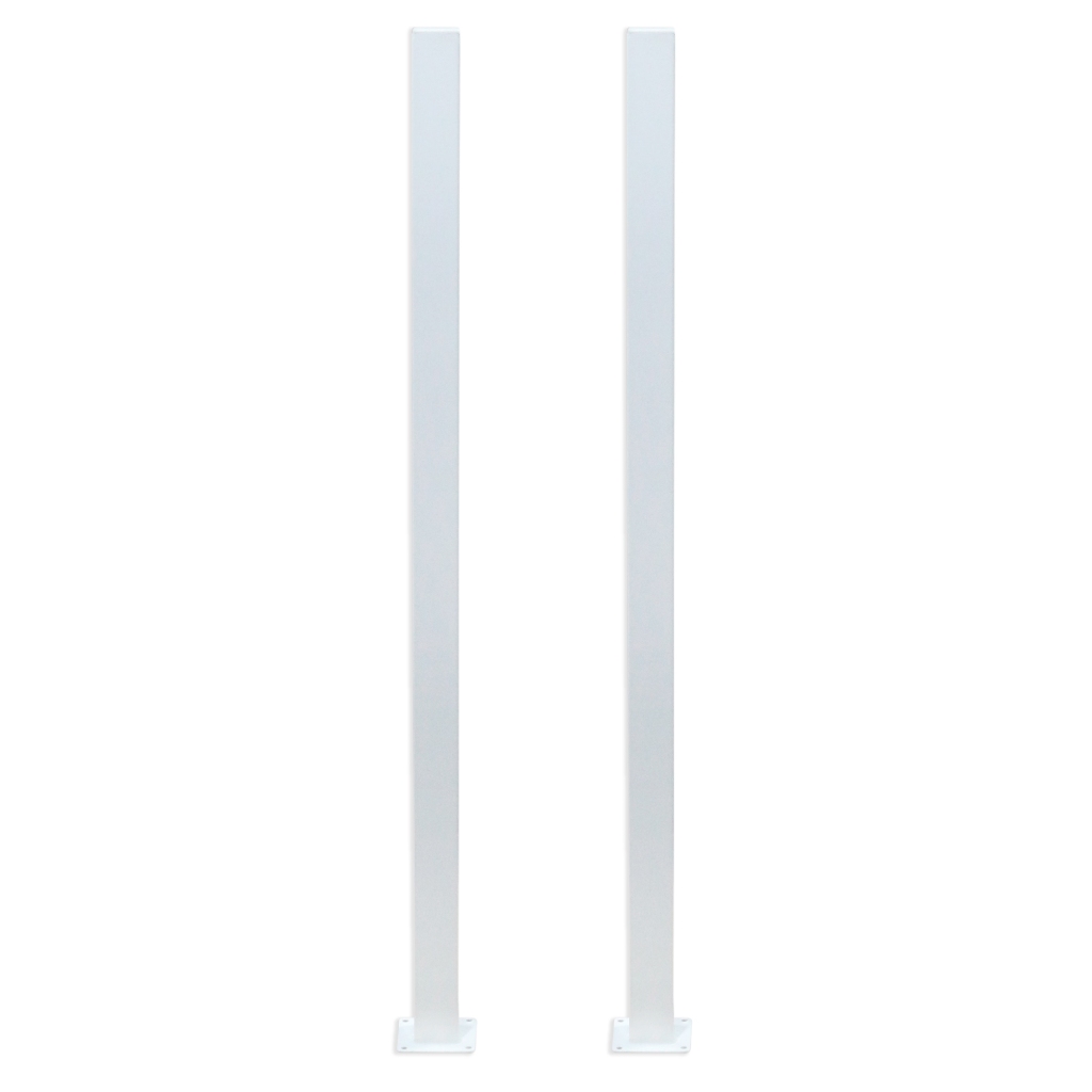 2 Pés De Móveis 100cm Cannes Pé Mesa Aparado Bancada Branco Reforçado Multiuso Original Baruque