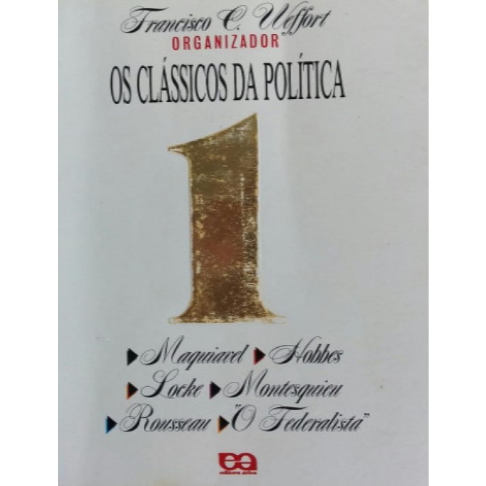 Os Clássicos da Política 1 de Francisco C Weffort | Shopee Brasil