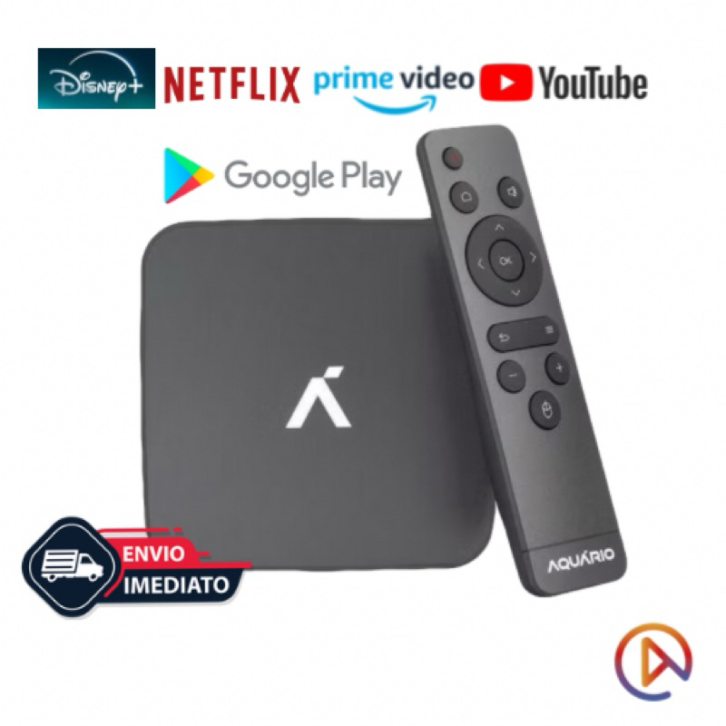 Smart Tv Box Full Hd 4k Android 5g - Aquário Stv-3000 Plus