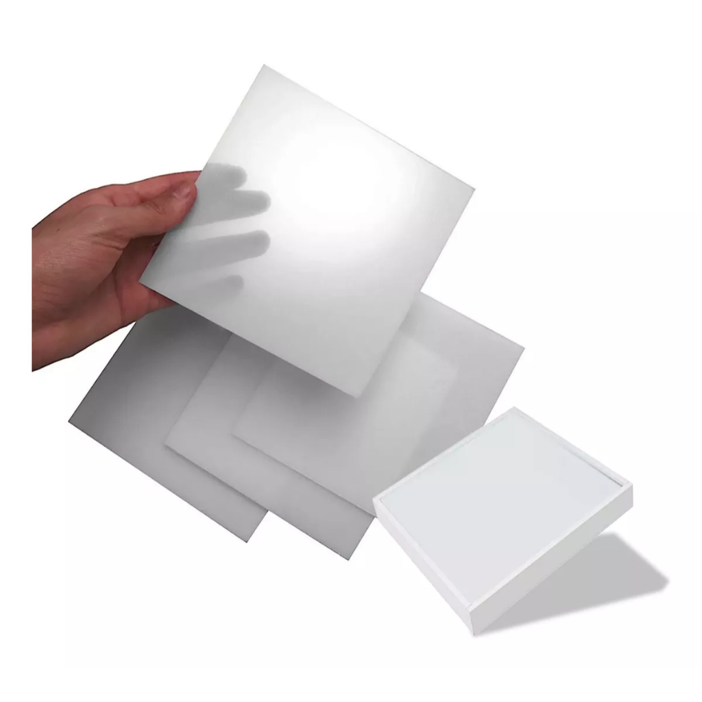 Chapa Ps Led Luminária Branco 2 Mm 20cm X 20cm Shopee Brasil