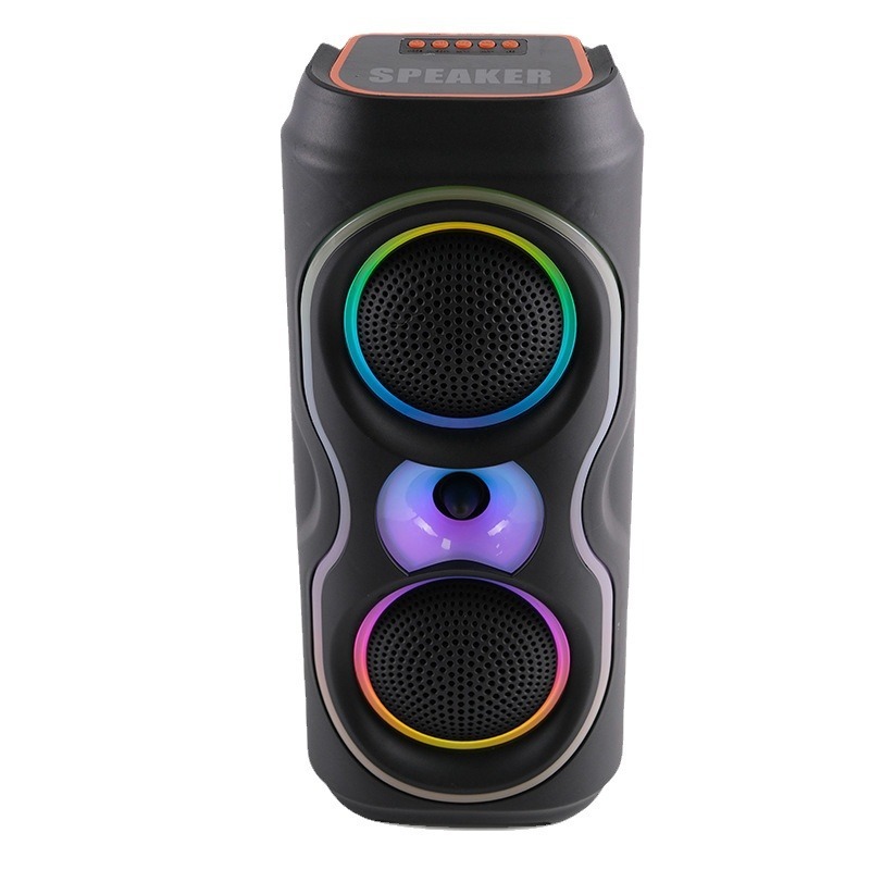 Caixa de Som Bluetooth Potente com LED RGB, FM e USB  AL-3628