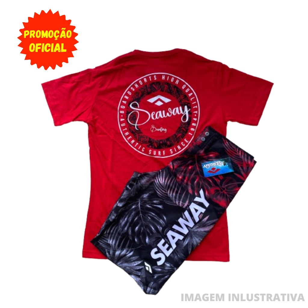 Conjunto Camisa e Bermuda Seaway: Durabilidade e Conforto em Cada Detalhe