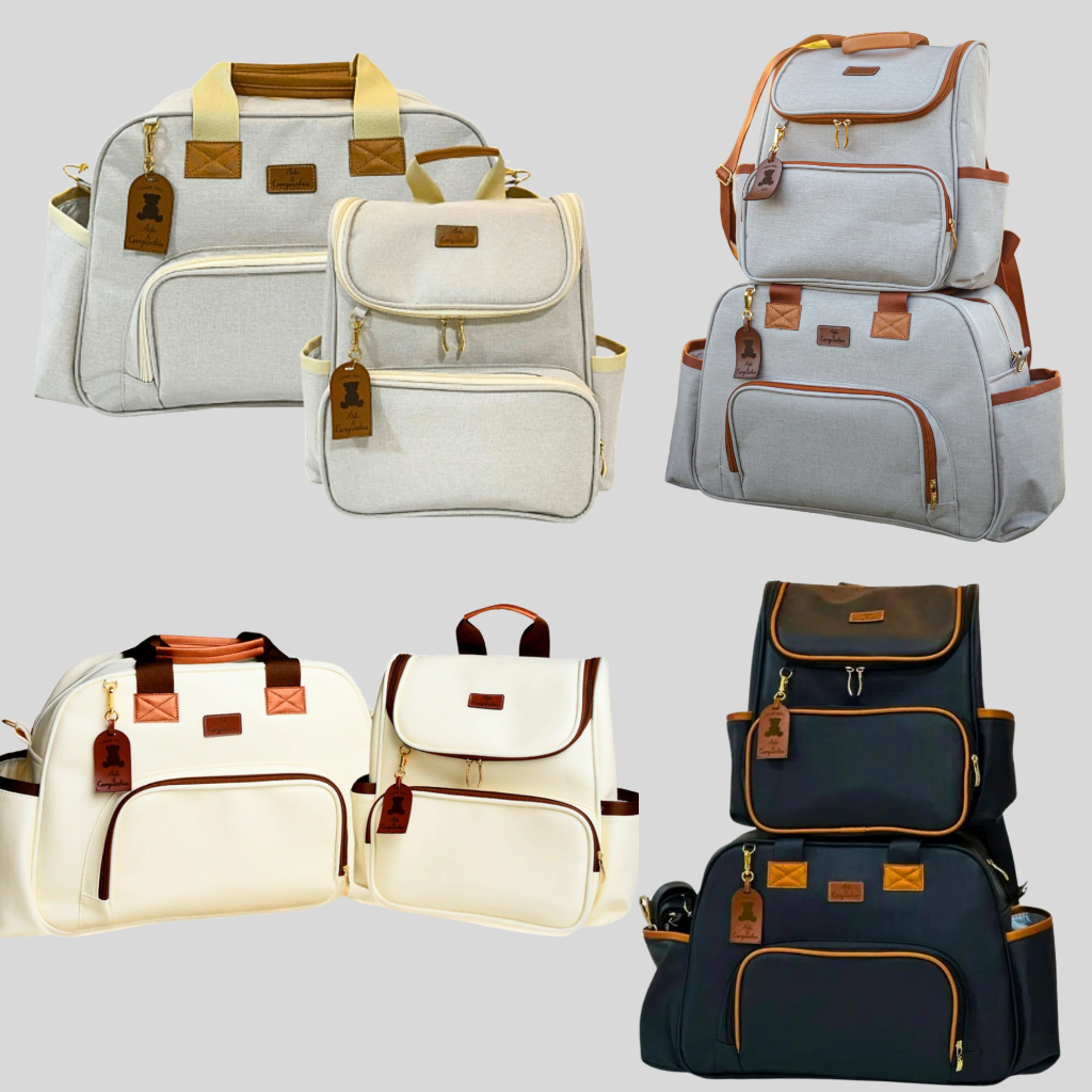 Bolsa com Mochila Linho e Corano - Ellen Arte e Companhia