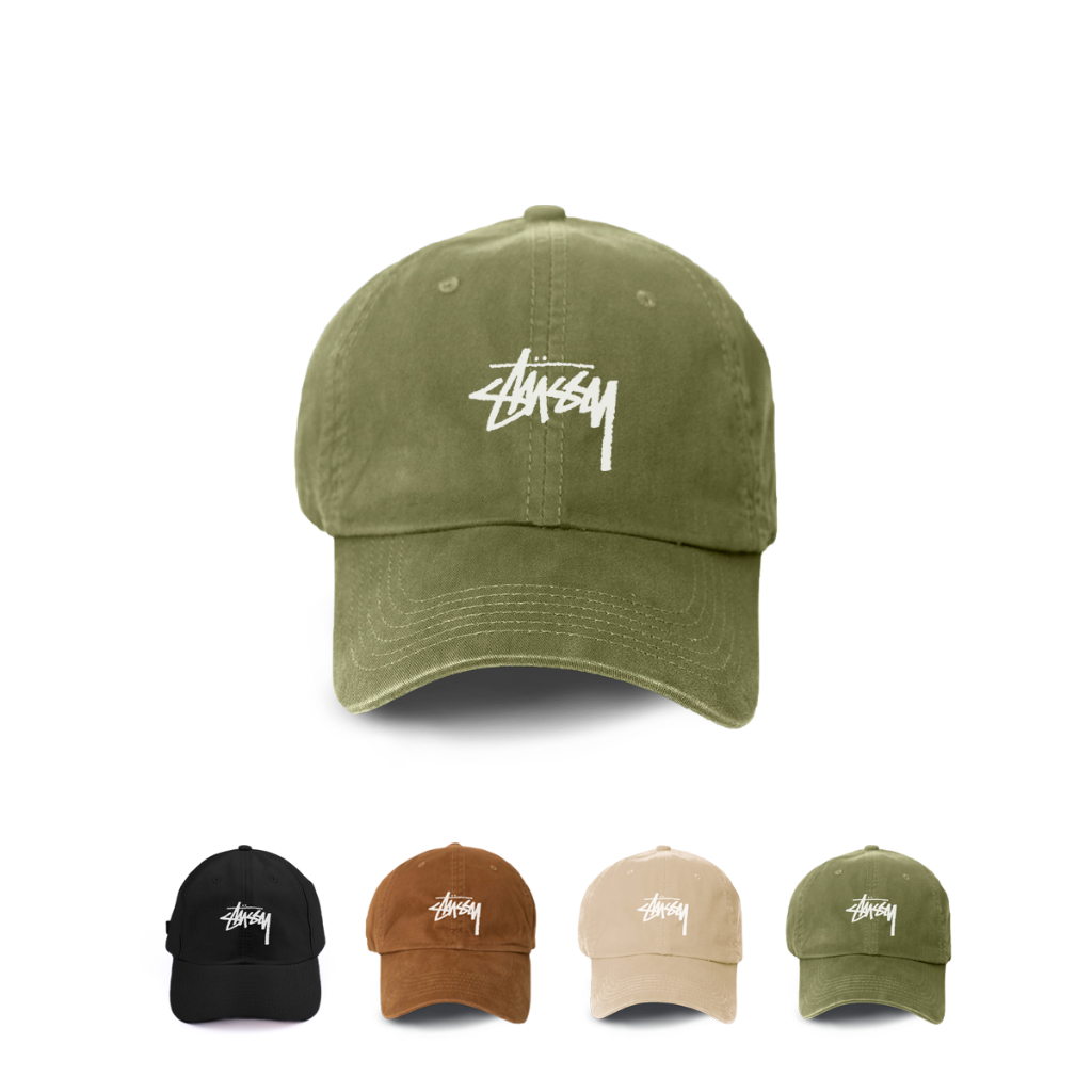 Boné Dad Hat Stussy Aba Curvada Alta Qualidade