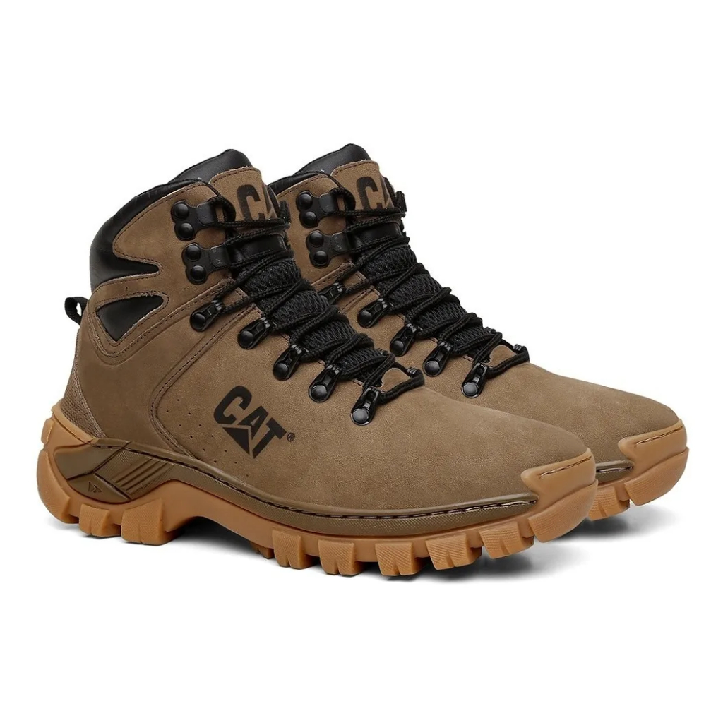 Bota Cat Exclusiva Masculina Couro Arizona Caterpillar Lançamento ...