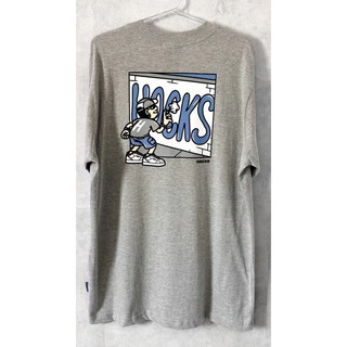 Camiseta Masculina Hocks “Grafite” - Cinza Mescla