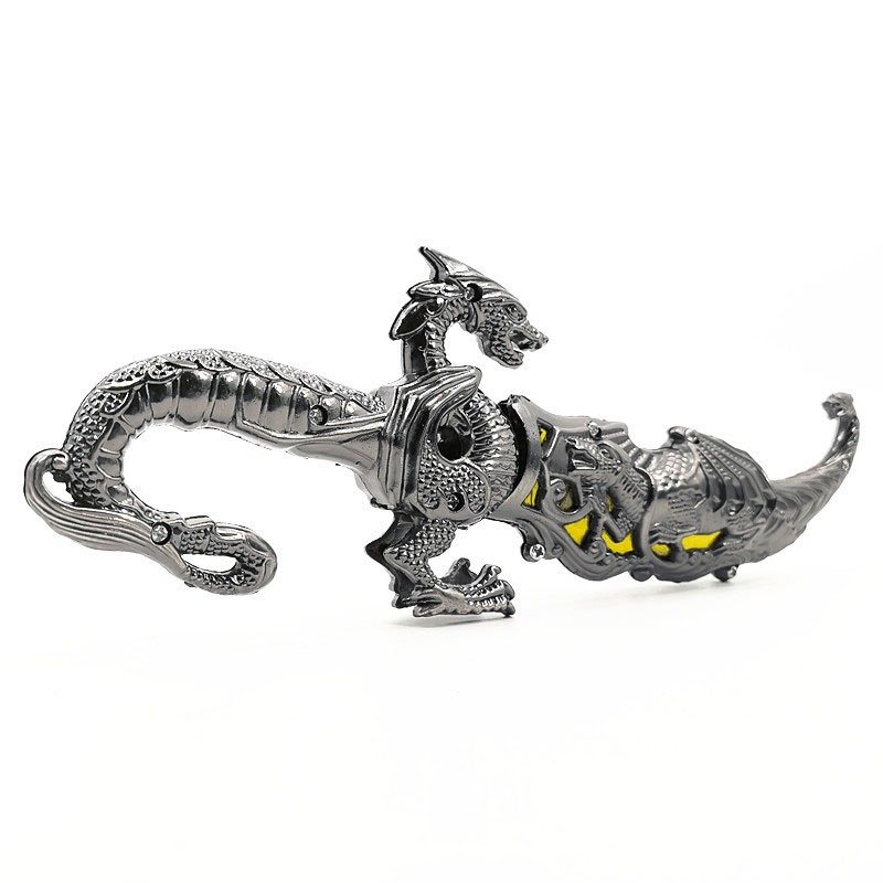 Faca Dragão Artesanal em Aço Inox 5 Polegadas cabo Zamac afiada