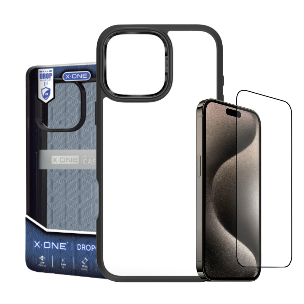 Kit Capa Capinha + Película para Iphone 16 Plus e Pro Max X-One