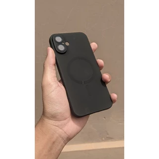 Capa Capinha iPhone 16 Pro Max Plus Luxuoso Magsafe Sem Fio Carregamento Fosca Lente Vidro De Silicone À Prova De Choque